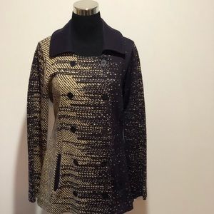 Nic + Zoe Button Down Sweater Jacket